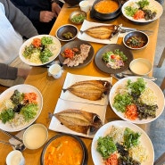 평택 시청 맛집 한 상 차림 완벽한 가성비 보리밥 집, '꽁당보리밥' (6월확장이전) / 내돈대산