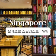 싱가포르 TWG 가격 추천 마리나베이샌즈