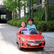 2인승 유아전동차 대호토이즈 BMW Z4 드라이빙
