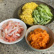 즐겨 먹는 당근 라페, 김밥