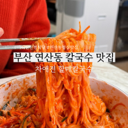 부산 연산동 2024 미쉐린 가이드 선정된 칼국수 맛집 차애전 할매칼국수