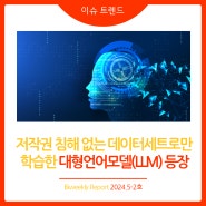 2024년 5-2호(제27호) [이슈 트렌드] 저작권 침해 없는 데이터세트로만 학습한 대형언어모델(LLM) 등장