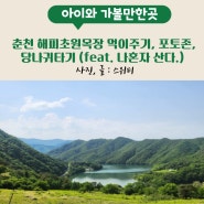 춘천 아이와 가볼만한곳 해피초원목장 먹이주기, 포토존, 당나귀타기 (feat. 나혼자 산다.)