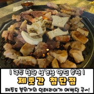 첨단 삼겹살 맛집 제주도 분위기가 좋은 제줏간 첨단점