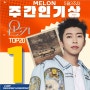 임영웅 "온기" 멜론 주간인기상 TOP20 1위 (5월3주차)