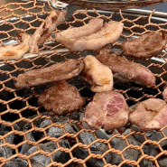 [일산/백석] 17년째 영업중인 최상급 한우 돼지고기 수제양념갈비 숯불구이 전문점 '통마루'