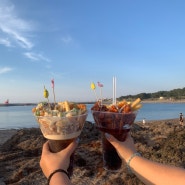 이호테우해변 맛집 바구스 치킨 바닷가에서 먹는 제주 콜팝