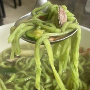 신월동 맛집 : 건강한 부추생면으로 만든 수제비,칼국수 먹을 수 있는 밀밭칼국수