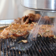 울산 남구 삼산동 고기집 갈매기7번가 반반세트 가족외식