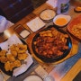 [속초맛집/내돈내산] 시내 필수 웨지불닭 찐맛탱 "사바사바치킨&비어"