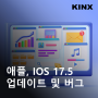 애플의 IOS 17.5 추가 기능 및 버그