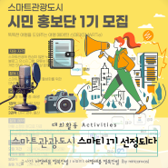 스마트관광도시 시민 홍보단 스마티 1기 선정되다