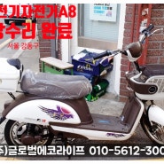 6년전 자사에서 구매한 혼다전기자전거A8 출장수리 - 서울 강동구