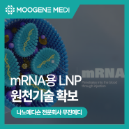 무진메디 mRNA-LNP(지질나노입자) 원천기술
