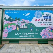울산 장생포고래문화마을 수국 페스티벌 포토존 현수막 제작 및 설치