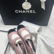 샤넬 24SS 투톤 메리제인 샤넬 턴락 메리제인 샤넬 메리제인 플랫 슈즈 CHANEL MARY JANES