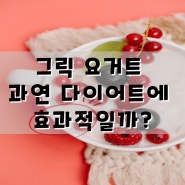 울산 북구 PT 다이어트 음식 : 그릭요거트 과연 다이어트에 효과적일까? 혈관 건강에는 어떨까?