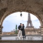 신혼여행 파리스냅 추천 에펠탑뷰 포토존 트로카데로 센강 비르하켐