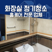 화장실 정기청소 전문업체 현관청소 포함 가격은?