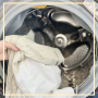 바람막이 간편하게 묵은 때까지 깨끗하게 세탁하기: 드럼세탁기와 스프레이 앤 워시 얼룩제거제