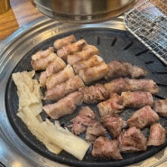 [천안 맛집] 쌍용동 통삼겹살 이베리코 꽃목살 맛집 '통부심'