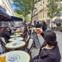 24.05.03 [프랑스 파리] Aux Trois Maillets 해피아워 - 맥주 저렴하게 치즈버거 꼭!! 먹기.