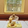 강남 애견동반 카페 에그서울 청담 이색 계란빵 브런치 있는 실내 야외 카페