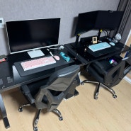 가성비 게이밍 컴퓨터 책상+의자 아우스AUS 내돈내산