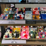 후쿠오카 텐진 다이마루 백화점 '선물하기 좋은 손수건' 구입