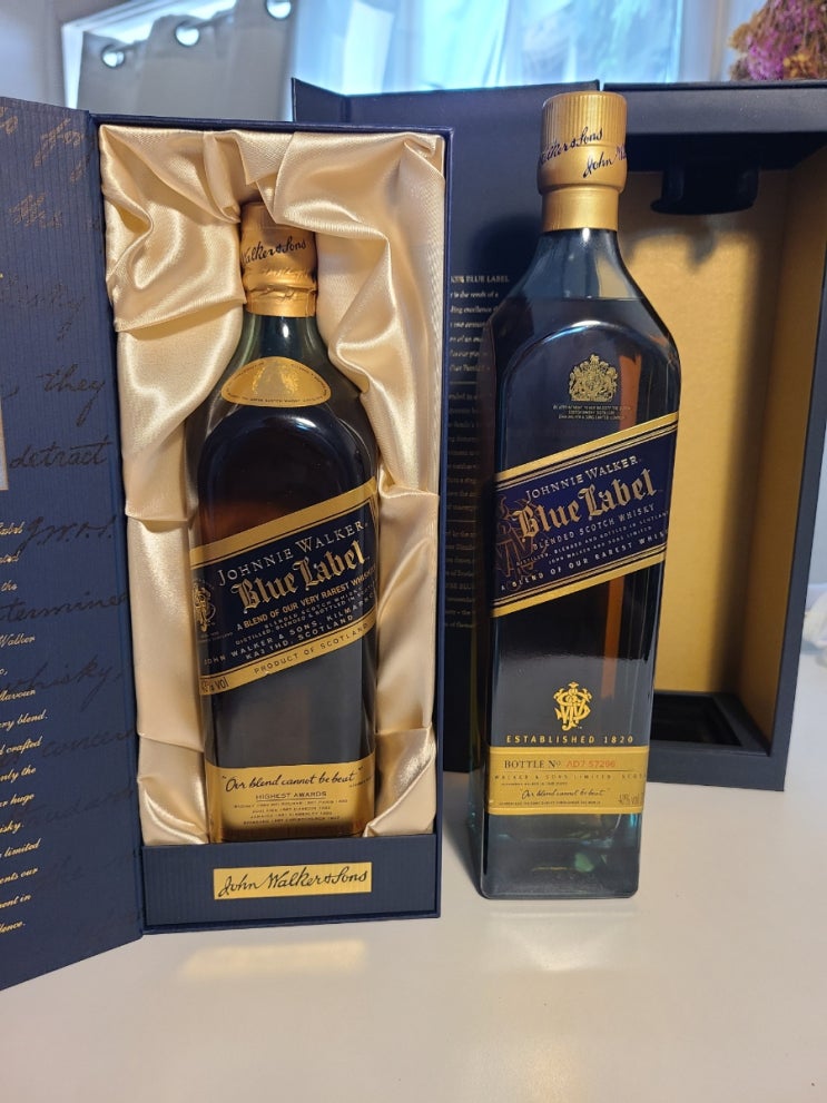 조니워커 블루라벨 750ml 면세 가격 후기 : 네이버 블로그