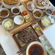 [정성카츠]유천동 돈카츠 맛집/살얼음 동동 냉모밀까지 먹은 후기