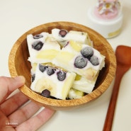 최화정 요거트아이스크림 그릭요거트바크 몇 가지 과일로 간단하게 만들기
