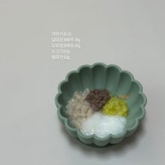 초기 이유식 D+11 : 쌀미음 8배죽, 오트밀 8배죽, 소고기, 애호박