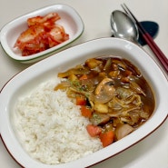 일본 에스비 하야시라이스 소스로 야채 듬뿍 하이라이스 만드는법 냉털야채요리
