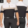 🌟 PXG 남성용 편안한 컴포트-핏, 트라이 컬러(Tri-Color) 사방 스판 폴로 셔츠, 남자 빅사이즈 골프웨어, 특가!