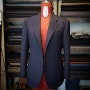 라끼아베 수트 / 라이트 프레스코 블루 네이비 하운드투스 수트 / Lite Fresco Blue Navy Houndtooth Suit