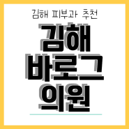 <내돈내산> 김해 바로그 의원 내원중인 두번째 이야기 (Feat. 실속 관리 패키지)