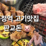 [서울 송파구 잠실 맛집] 문정역 야장 고기 맛집 판교돈