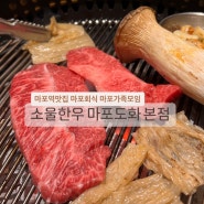 마포역맛집 소고기 마포한우 마포도화 본점 회식 가족모임 추천