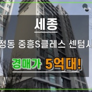 중흥에스클래스센텀시티아파트경매 세종 다정동 34평