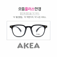 안산안경ㅣ친환경 아케마 소재 AKEA 아케아 뿔테 안경테 저렴한곳