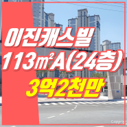 진영이진캐스빌｜매매 3억2천만｜202동·24층｜히트부동산｜진영아파트