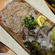 아산 배방 활어마을에서 오징어회 먹은 후기(또간집)