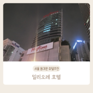 서울 동대문 호텔 밀리오레 위치 좋은 가성비호텔