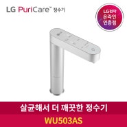LG 퓨리케어 빌트인 냉온정수기 WU503AS 실버 색상