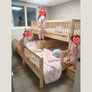 [고객후기] 세자녀 침대로 구매했어요♡