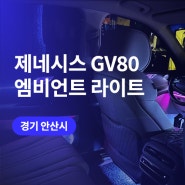 안산 엠비언트 전문 GV80 / 시흥 투톤 앰비언트 튜닝되다