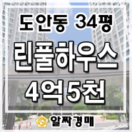 도안18단지 린풀하우스 대전 도안동경매 34평 아파트