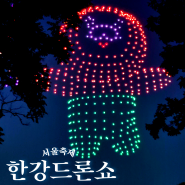 서울 축제 한강 드론쇼 잠실 한강공원 명당 가는길 불빛 공연 라이트 드론쇼