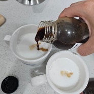 에스쿠도 커피, 액상커피 원액만 있으면 뭐든 가능해(완전 리얼 에스프레소 샷)!!